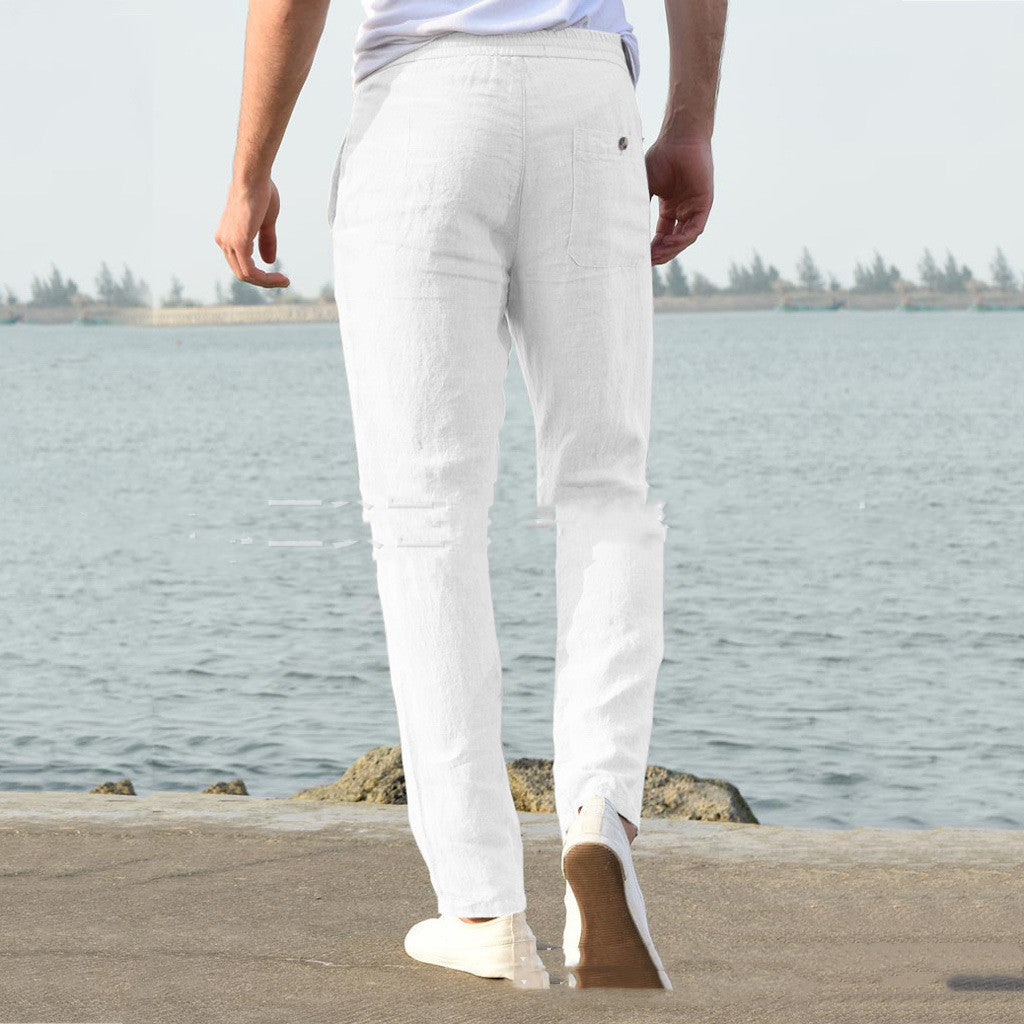 Quilyon | Men's summer/spring linen trousers