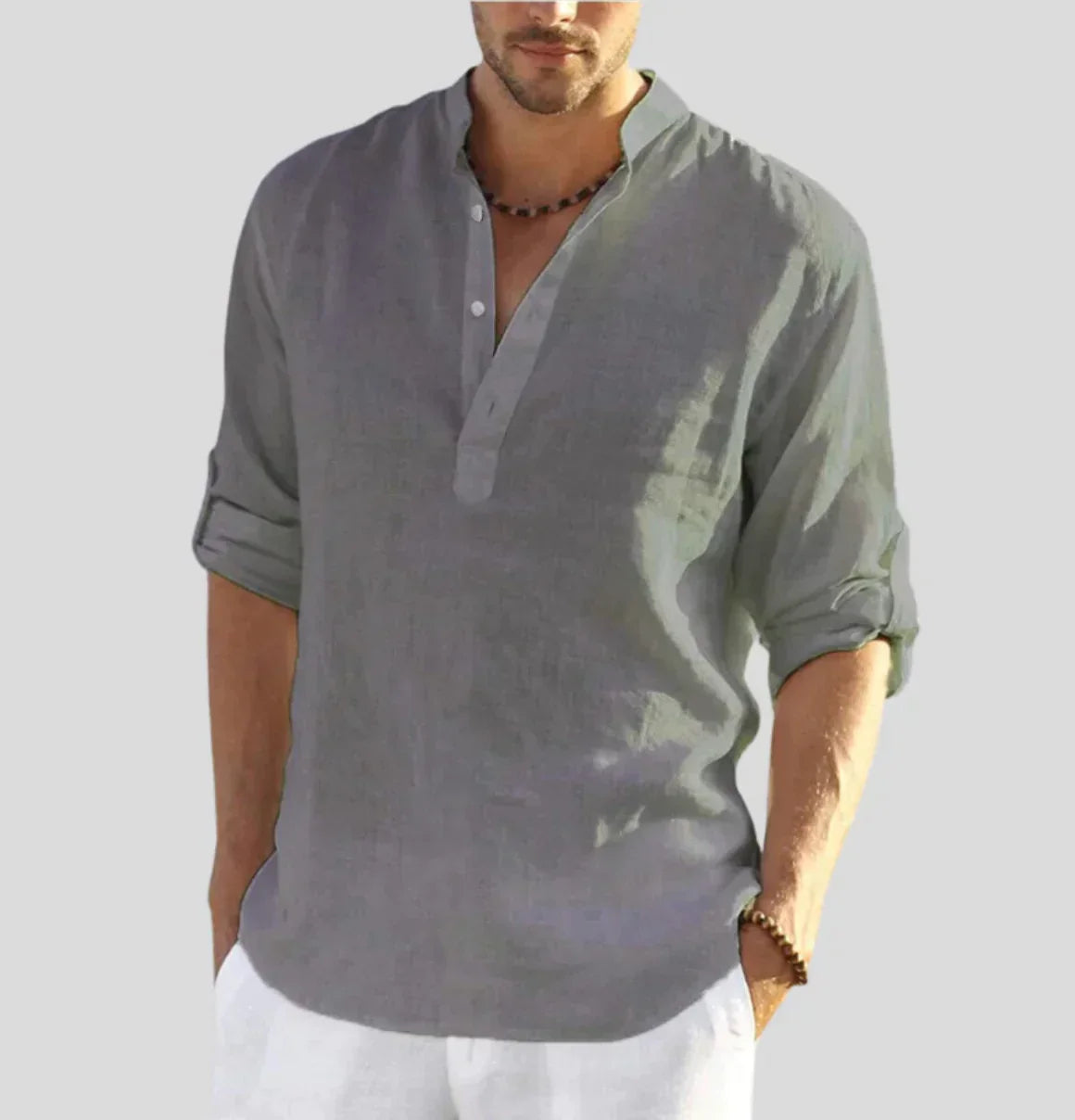 Thomas | Elegant men's linen shirt