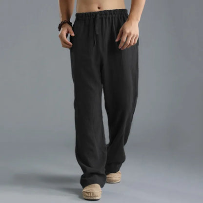 Kaelix | Men's casual loose-fitting breathable linen sweatpants