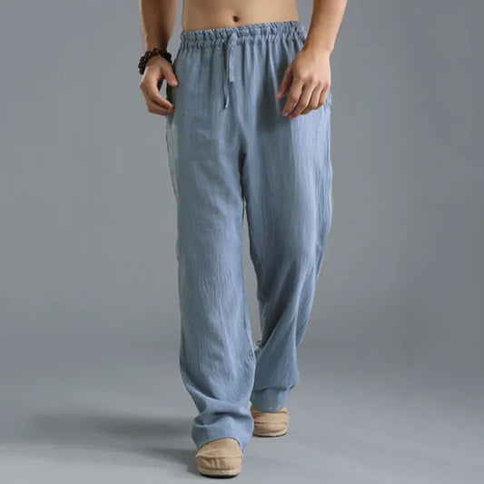 Kaelix | Men's casual loose-fitting breathable linen sweatpants